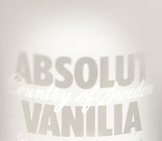 Absolut Vanilia branding